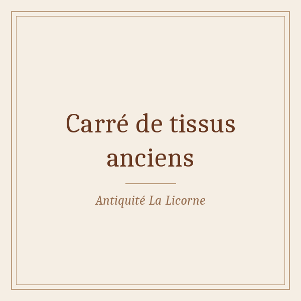 Carrés pour coussin