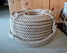 Cordage en chanvre